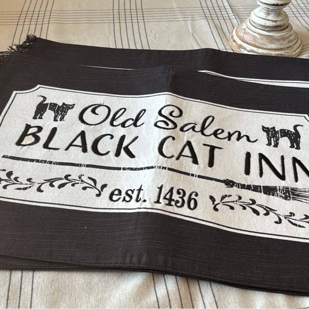 Old Salem Black Cat Inn placemats